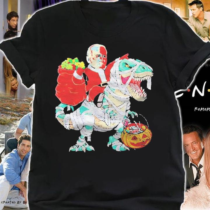 Biden riding Dinosaur T-Rex Christmas T-shirt t-shirt shirt