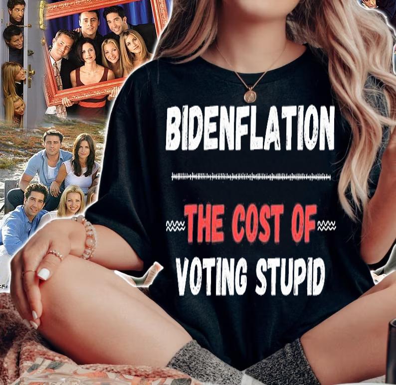 Bidenflation The Cost Of Voting Stupid Funny Anti Biden T-Shirt t-shirt