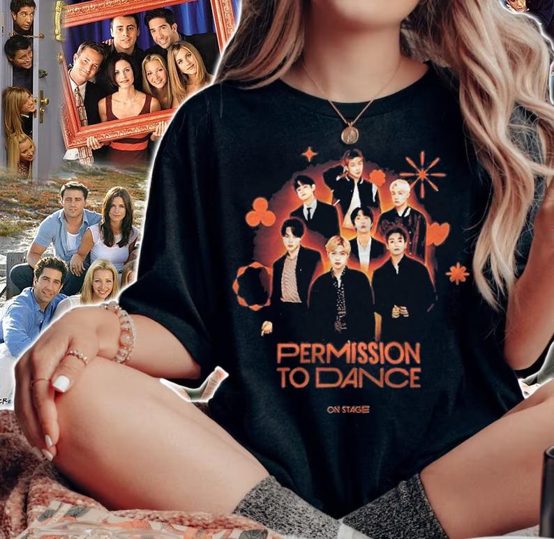 BTS Permission To Dance On Stage T-Shirt t-shirt woman shirt