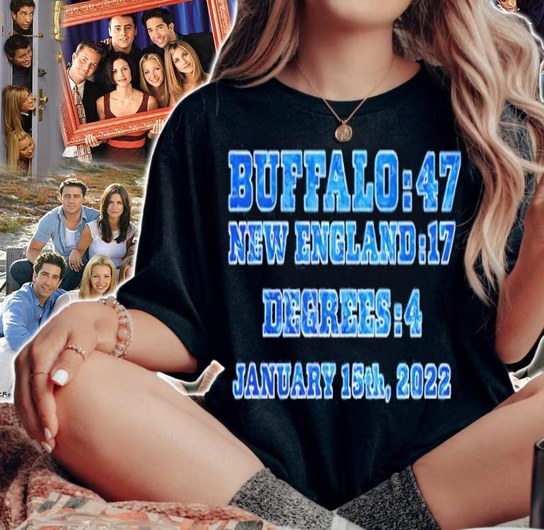 Buffalo 47 New England 17 Degrees 4 January 15th 2022 Shirt t-shirt woman shirt