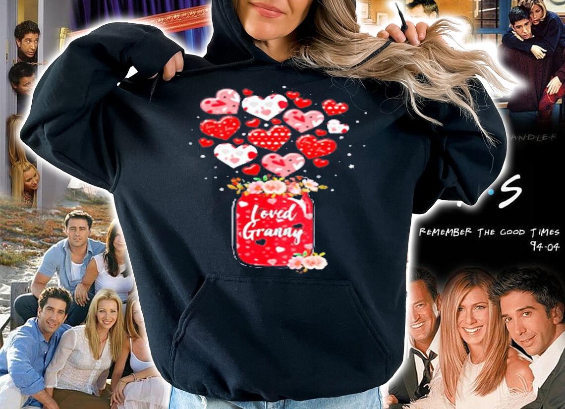 Buffalo Plaid Hearts Loved Grammy Valentine Day T-Shirt t-shirt hoodie