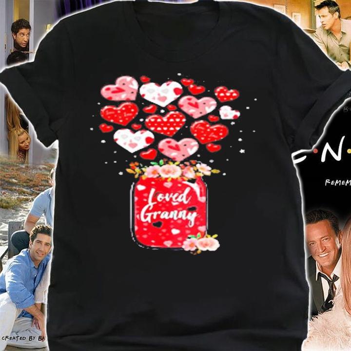 Buffalo Plaid Hearts Loved Grammy Valentine Day T-Shirt t-shirt shirt