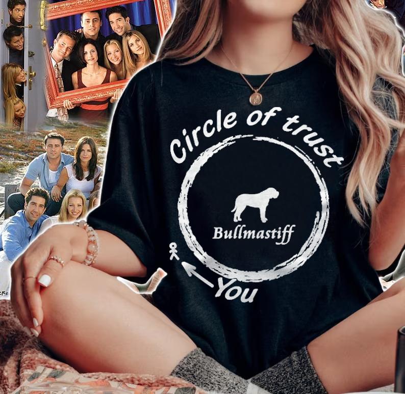Bullmastiff Circle Of Trust Pullover T-shirt t-shirt woman shirt