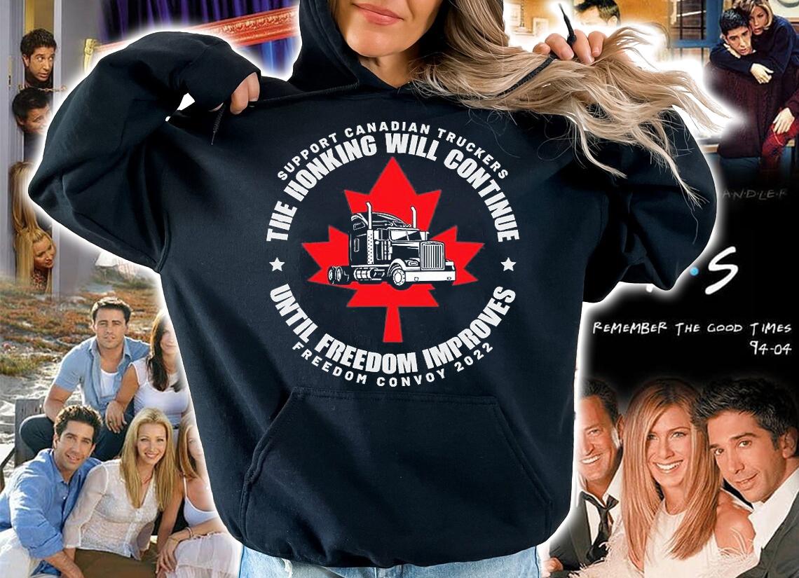 Freedom Convoy 2022 Truck Driver Support Truckers Great Gift T-Shirt t-shirt hoodie