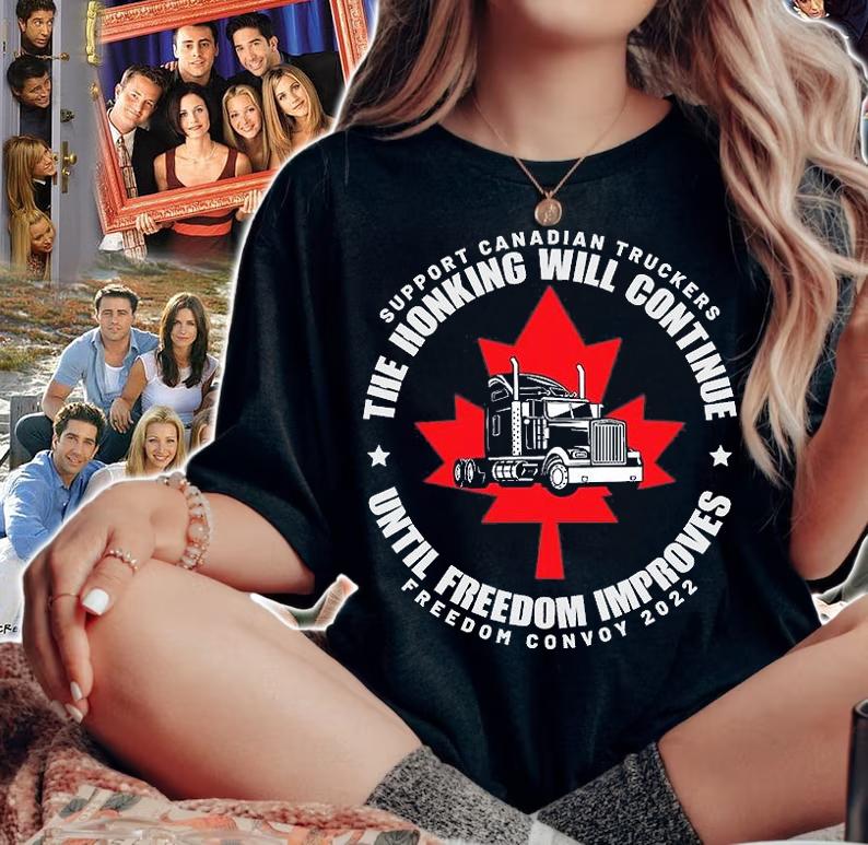 Freedom Convoy 2022 Truck Driver Support Truckers Great Gift T-Shirt t-shirt woman shirt