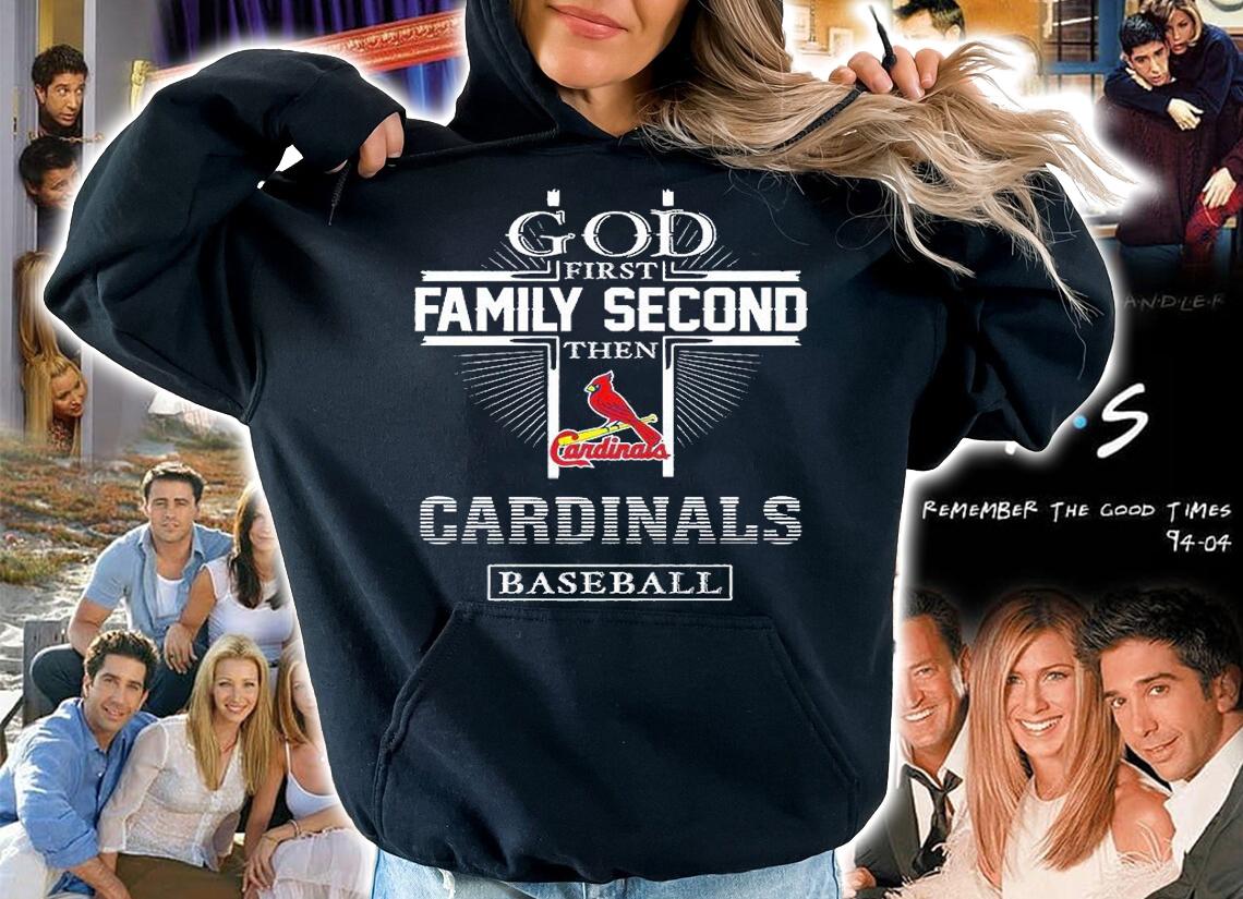 God First Family Second The St. Louis Cardinals Baseball T-Shirt t-shirt