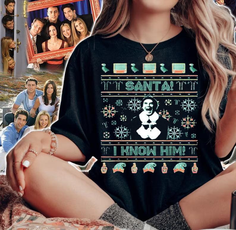 I Know Him Tacky Christmas shirt t-shirt woman shirt