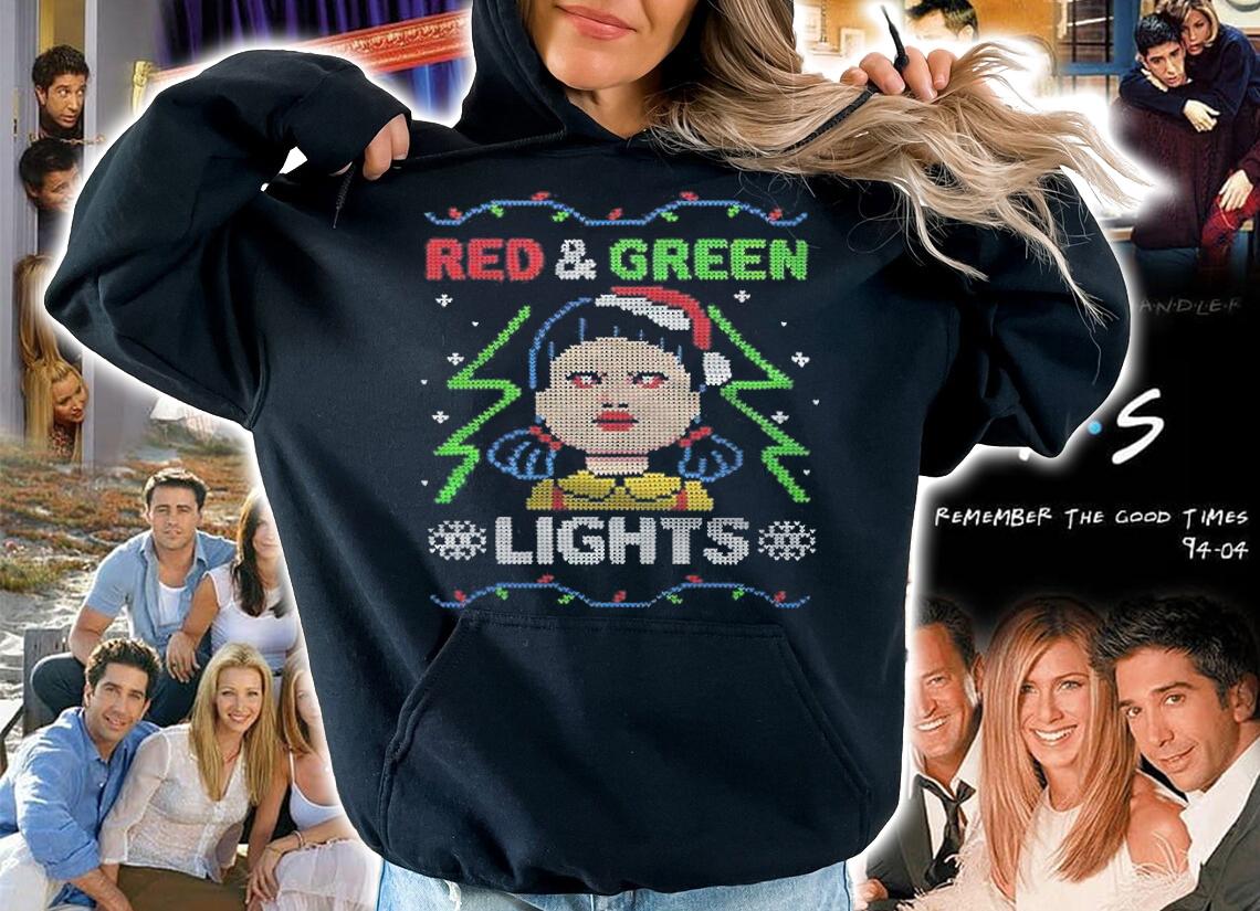 Red and Green Lights Christmas shirt t-shirt