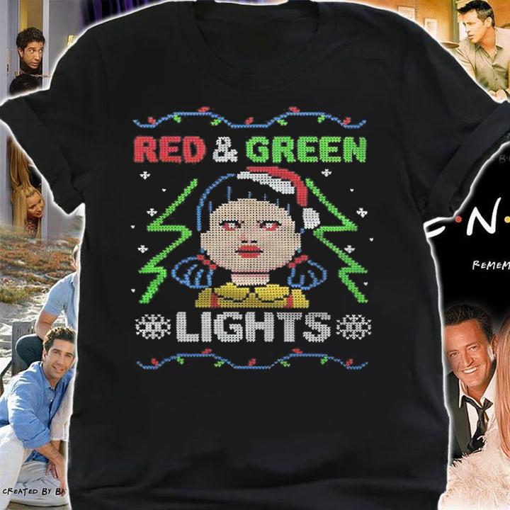 Red and Green Lights Christmas shirt t-shirt