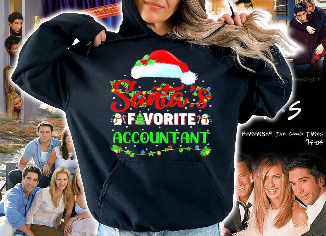 Santa's Favorite Accountant Christmas Shirt t-shirt