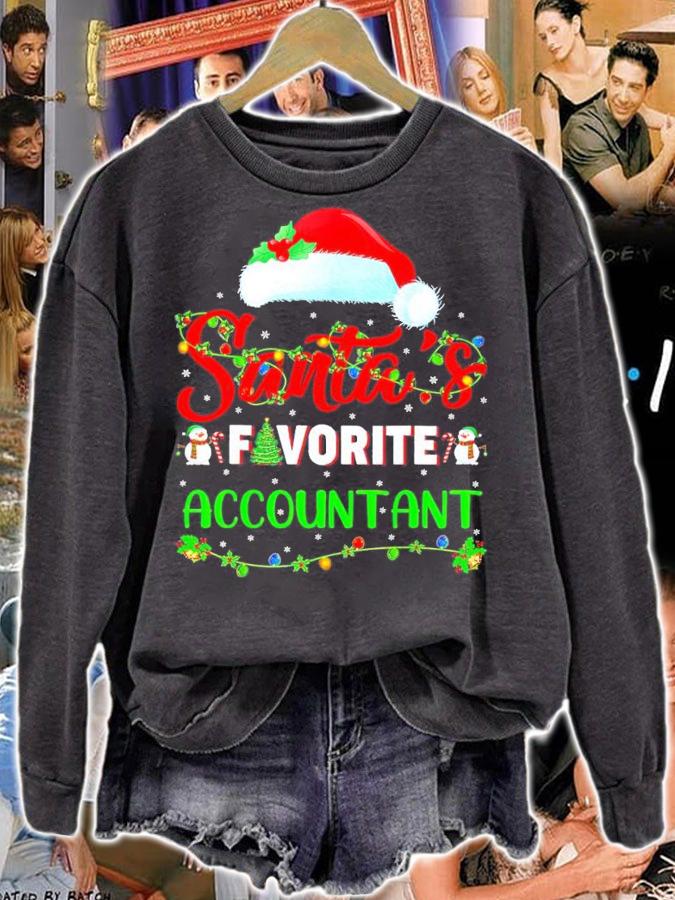 Santa's Favorite Accountant Christmas Shirt t-shirt