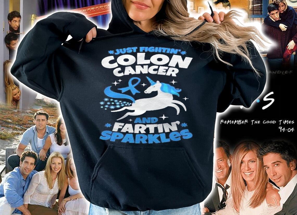 Fighting Colon Cancer Patient Inspiration Quote Unicorn Gift Shirt t-shirt hoodie