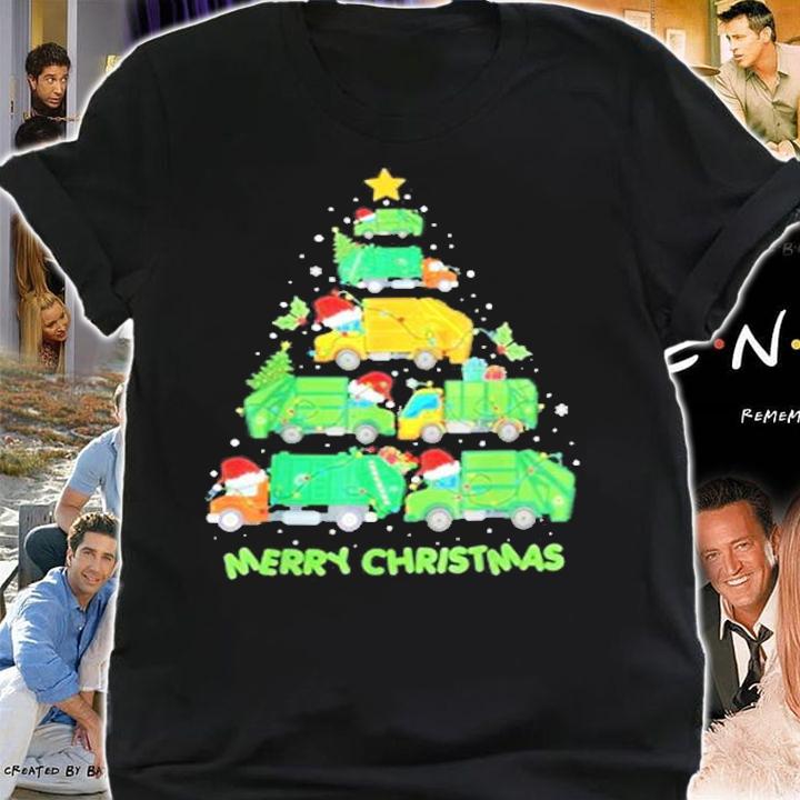 Funny Garbage Truck Christmas Tree T-Shirt t-shirt shirt