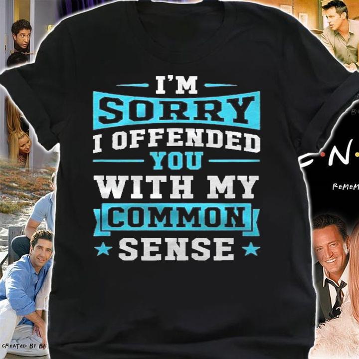Im Sorry I Offended You With My Common Sense Funny Trendy Shirt t-shirt shirt