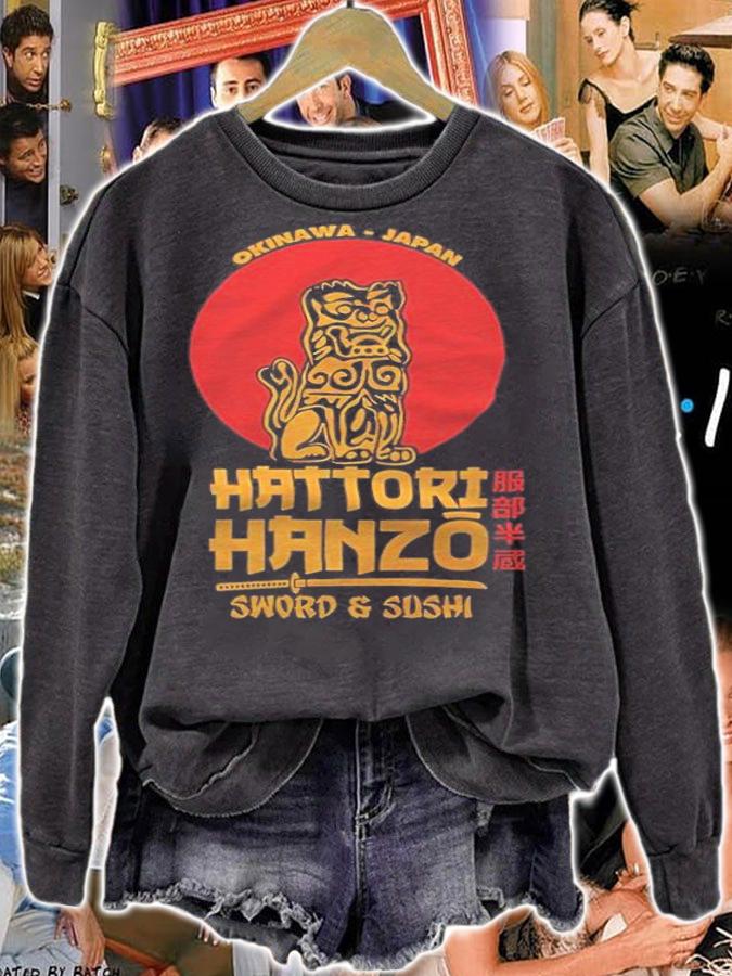 Okinawa Japan Hattori Hanzo Sword And Sushi Shirt t-shirt sweatshirt