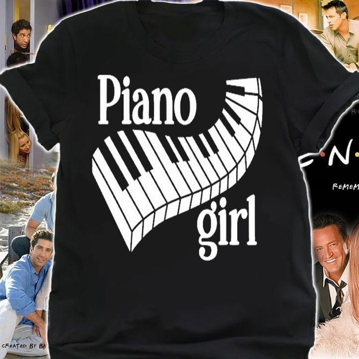 Piano Girl Women's Artistic Piano Keyboard Player T-Shirt t-shirt shirt