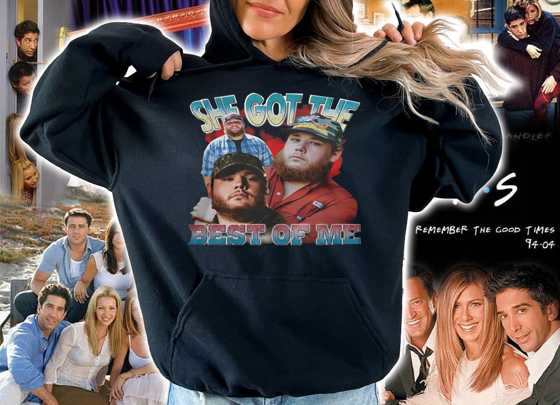 She Got The Best Of Me Luke Combs t-shirt