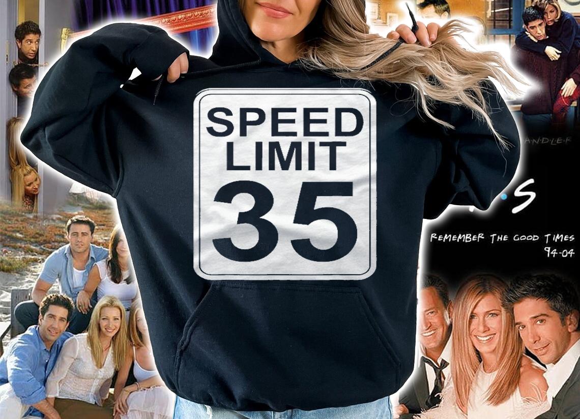 Speed Limit 35 Mph Driving Road Sign Gifts Shirt t-shirt