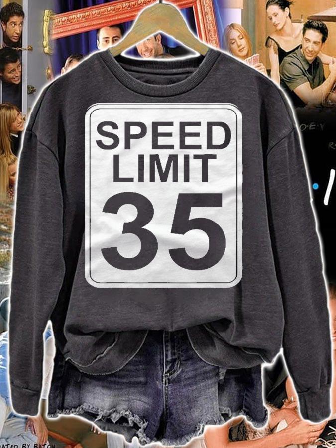 Speed Limit 35 Mph Driving Road Sign Gifts Shirt t-shirt