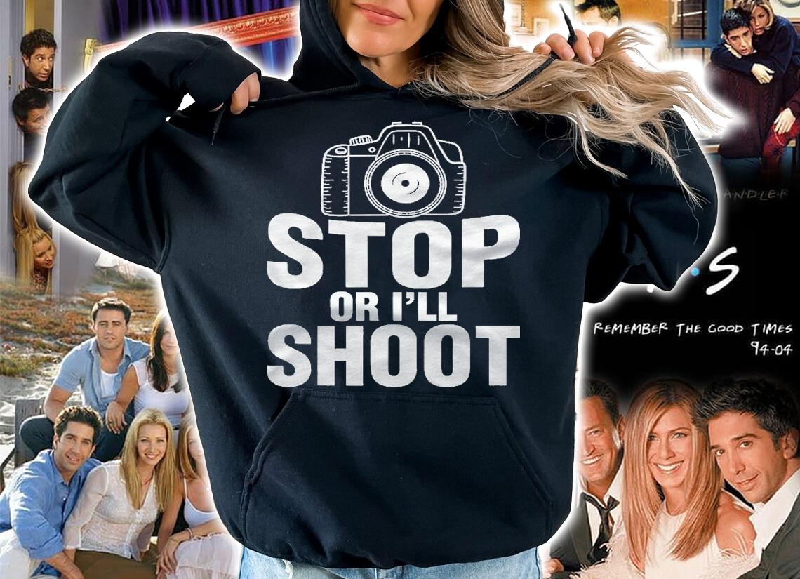 Stop Or Ill Shoot Novelty Photographer Shirt t-shirt