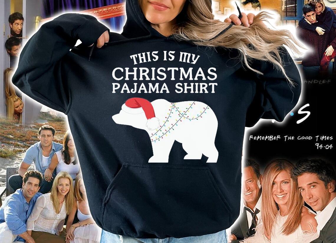 This Is My Christmas Pajama Shirt Funny Christmas Polar Bears T-Shirt t-shirt