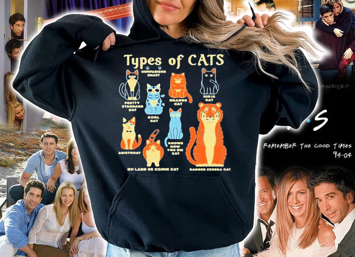 Types Of Cats T-Shirt t-shirt