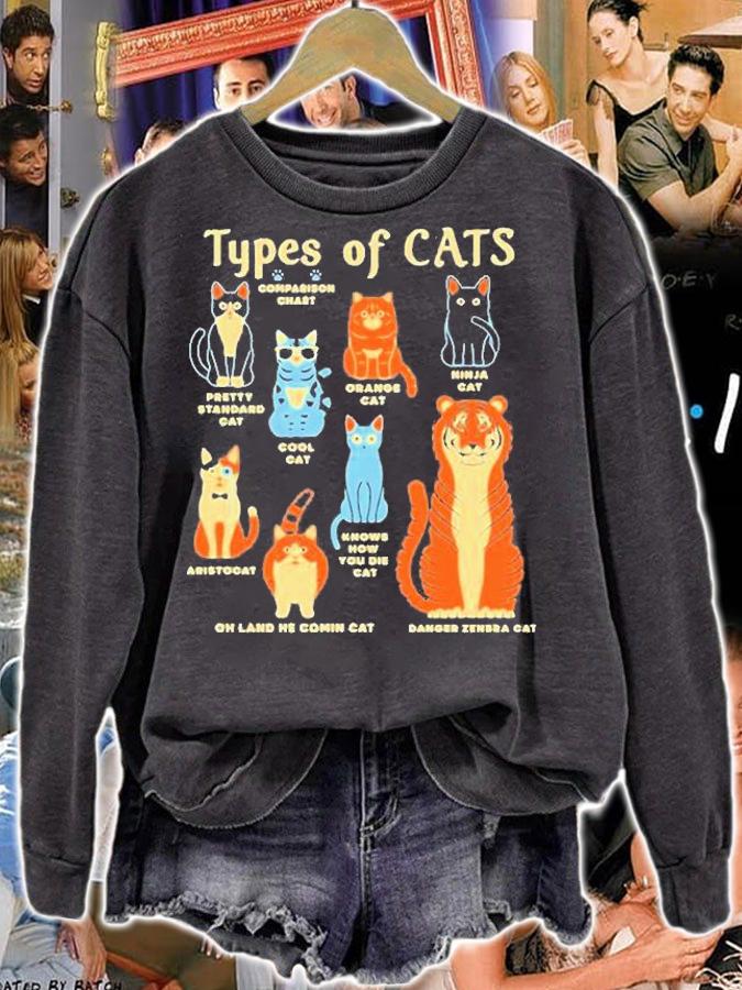 Types Of Cats T-Shirt t-shirt