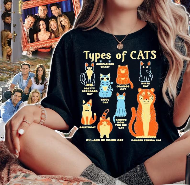 Types Of Cats T-Shirt t-shirt