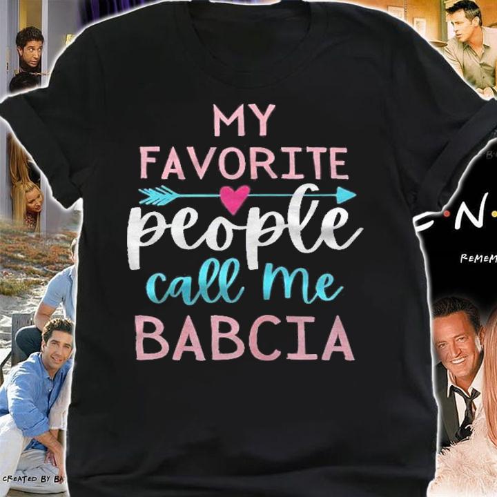 Womens Babcia Favorite Grandma Polish Grandmother Mothers Day Shirt t-shirt