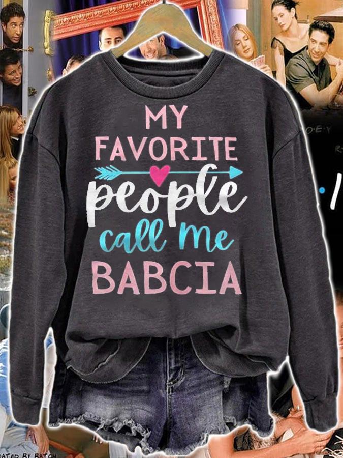 Womens Babcia Favorite Grandma Polish Grandmother Mothers Day Shirt t-shirt