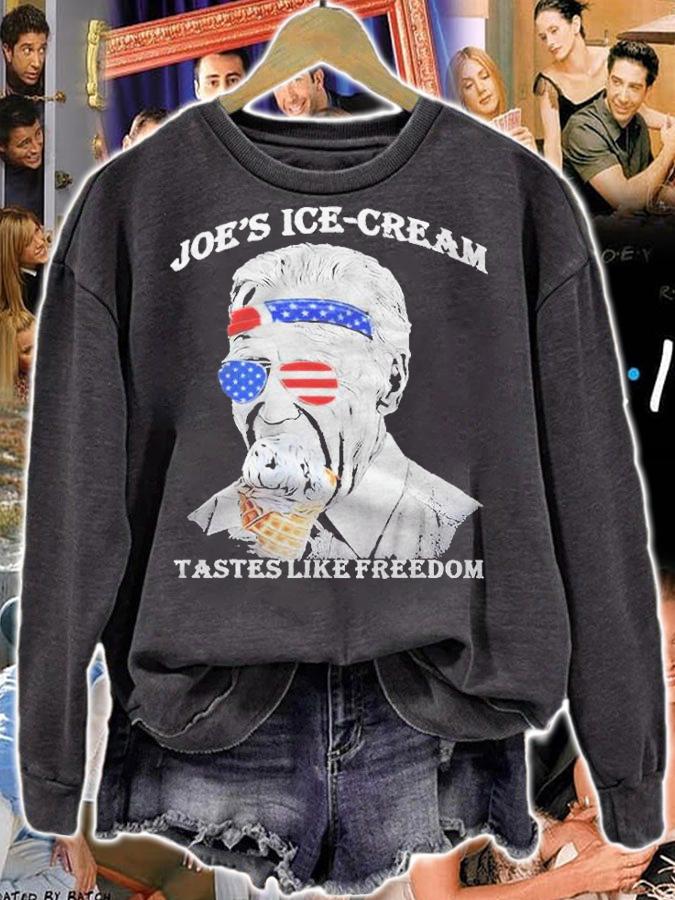 Joe's ice cream funny 4th of july Biden taste of freedom T-shirt t-shirt