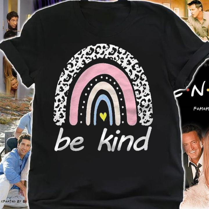 Leopard Rainbow Be Kind We Wear Orange For Unity Day (2) Shirt t-shirt