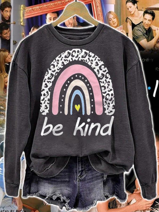 Leopard Rainbow Be Kind We Wear Orange For Unity Day (2) Shirt t-shirt