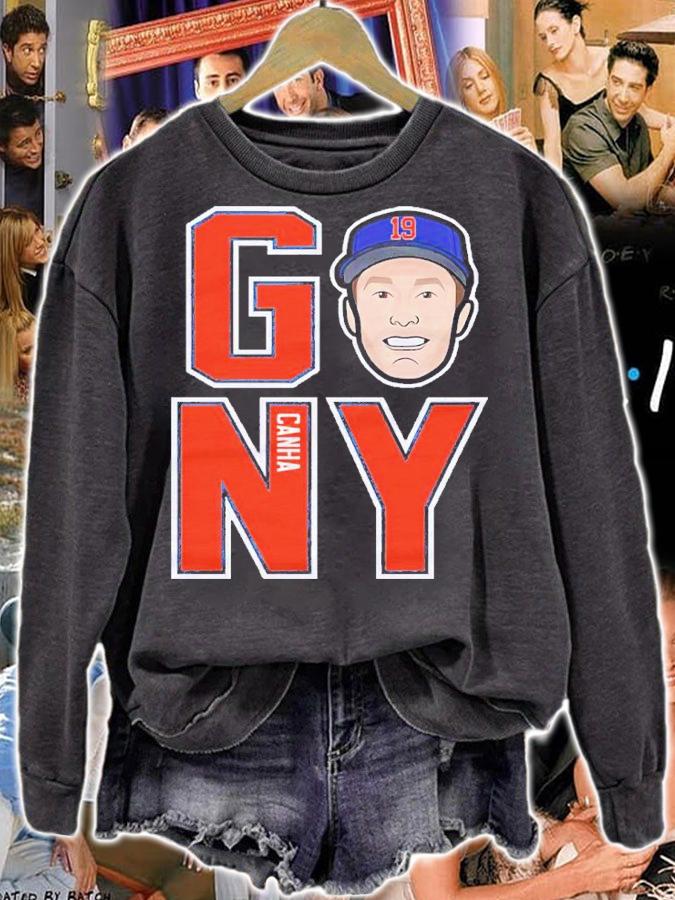 Mark Canha New York M GO NY Baseball Shirt t-shirt sweatshirt