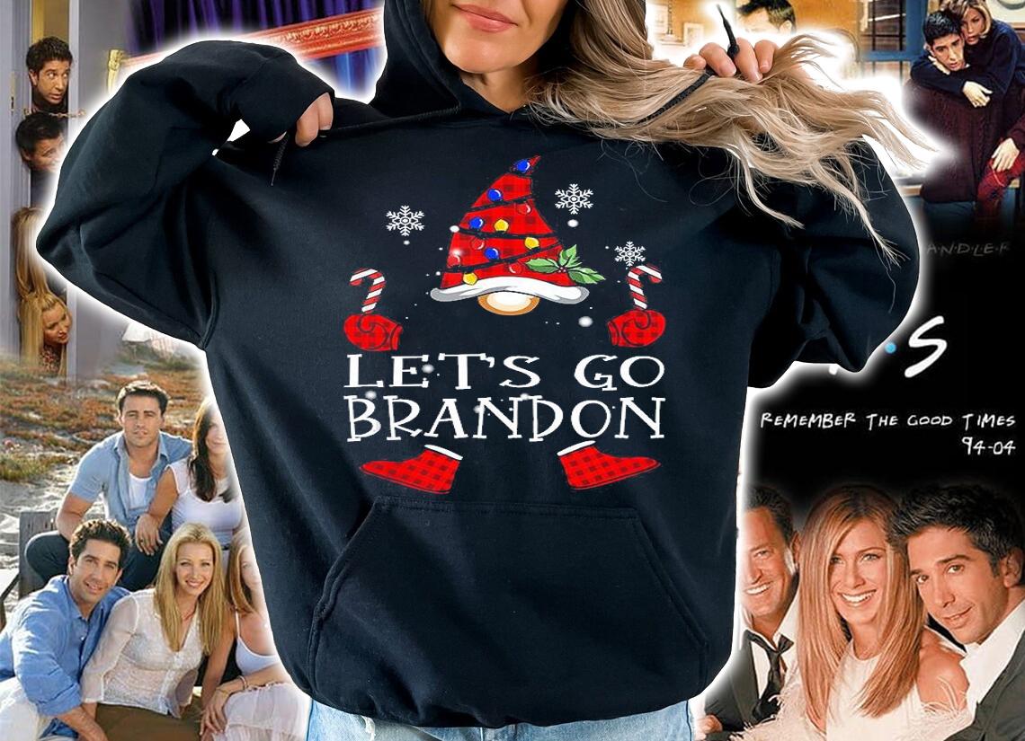 Merry Christmas Let's Go Branson Brandon Gnome Design T-Shirt t-shirt