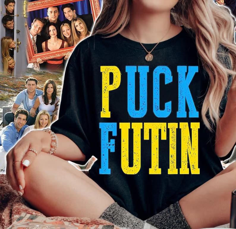 Puck Futin Fuck Putin T-Shirt t-shirt