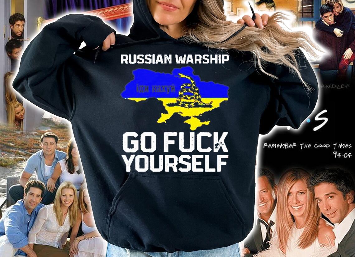 Russian Warship Go Fuck Yourself Stand With Ukraine T-Shirt t-shirt hoodie