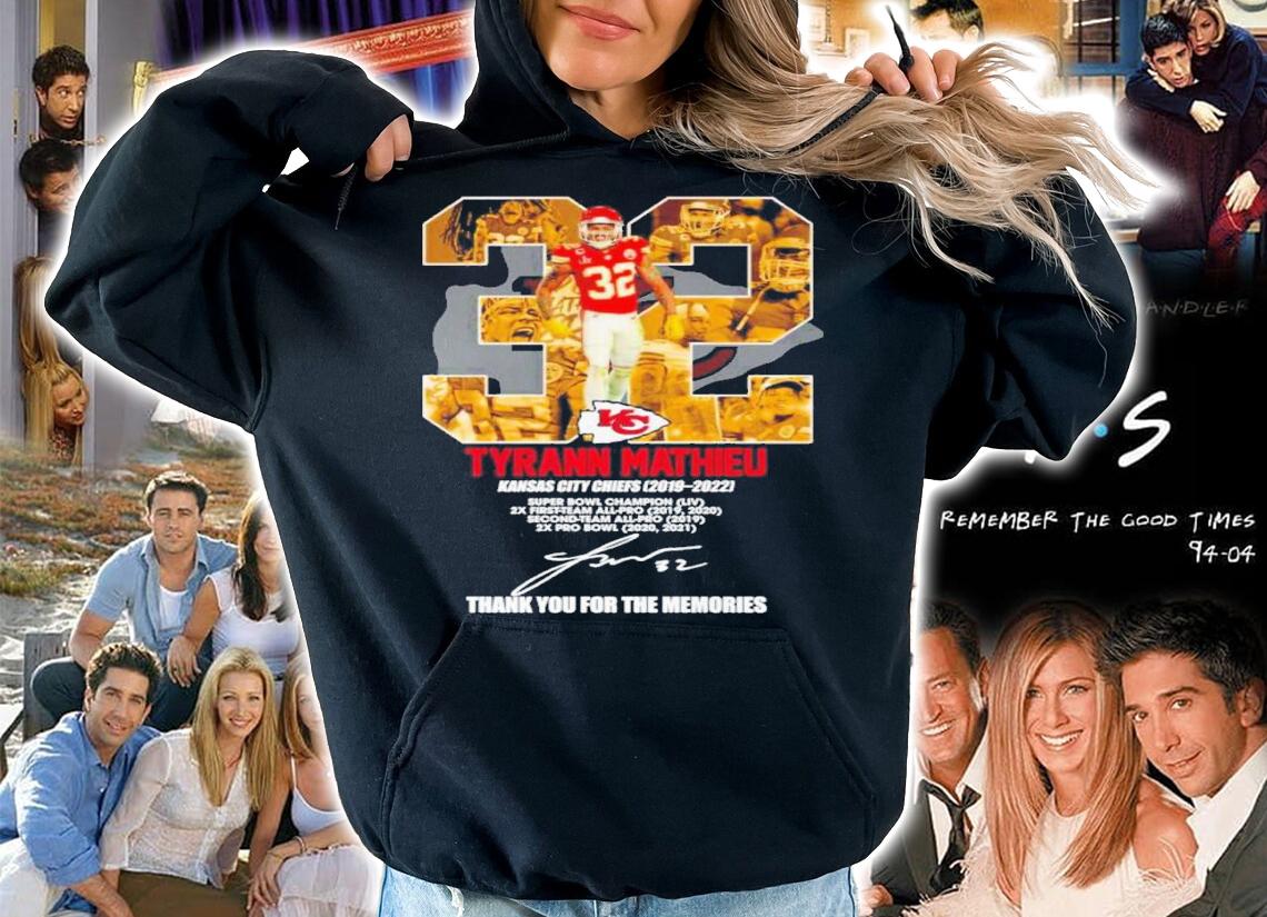 Tyrann Mathieu 32 Kansas City Chiefs 2019-2022 Super Bowl Champion Signatures Thank You For The Memories Shirt t-shirt hoodie