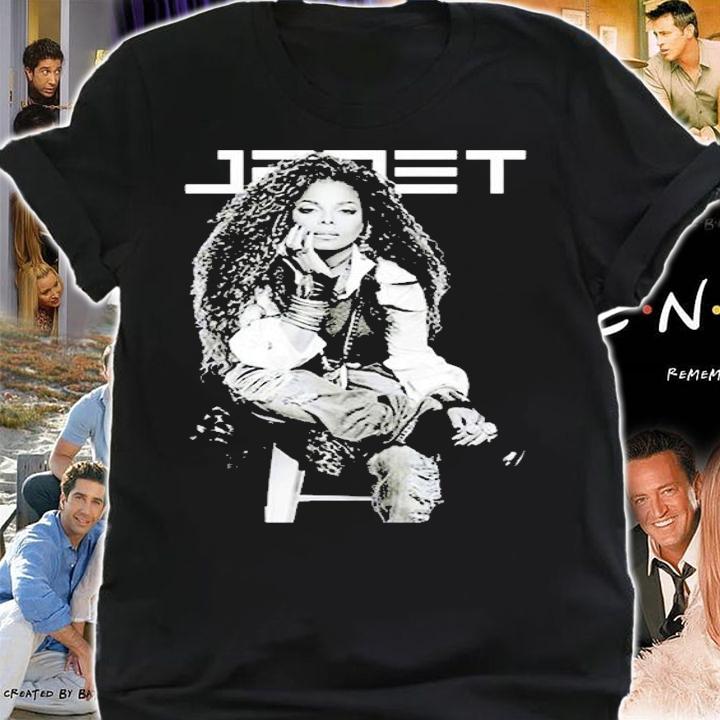 Vintage Janet Jackson 1983 Music Fans T-Shirt t-shirt shirt
