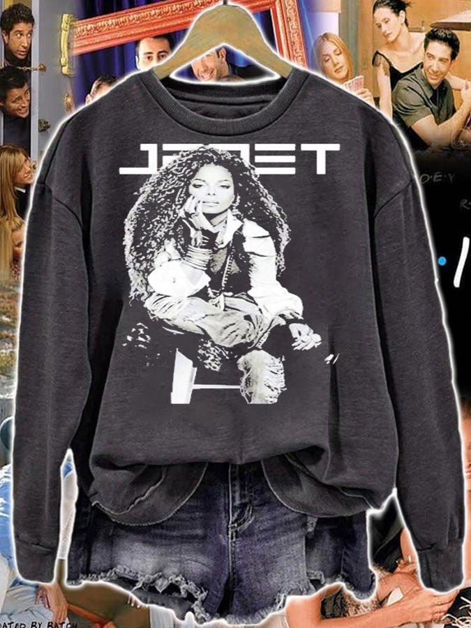 Vintage Janet Jackson 1983 Music Fans T-Shirt t-shirt sweatshirt