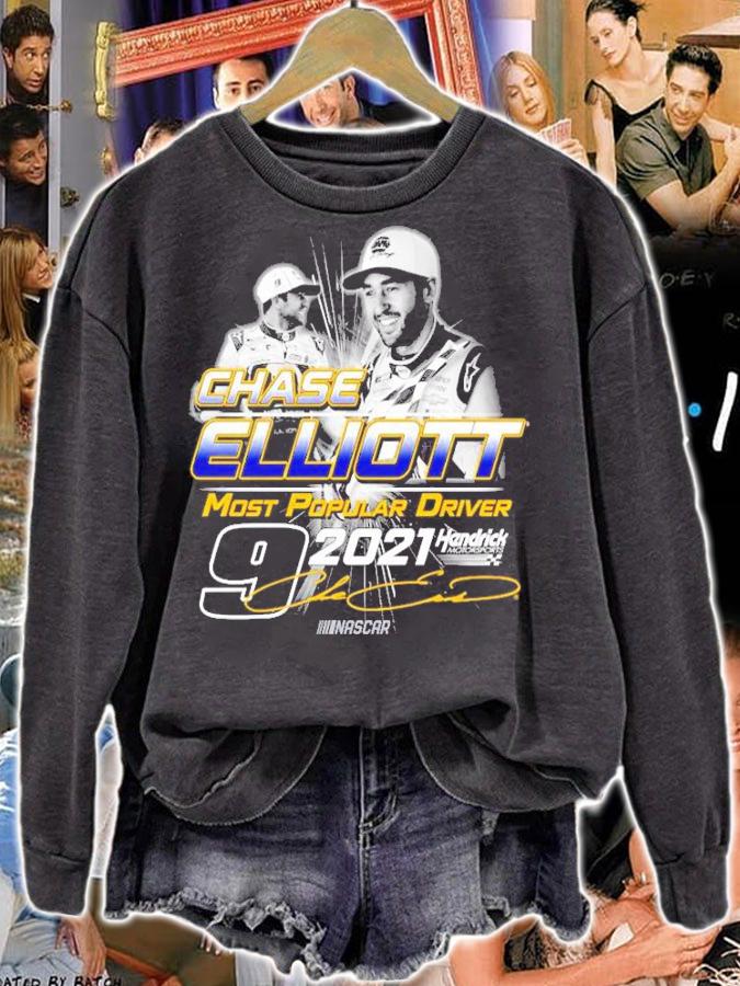 Chase Elliott Hendrick Motorsports Team Collection 2021 NASCAR Most Popular Driver Shirt t-shirt sweatshirt