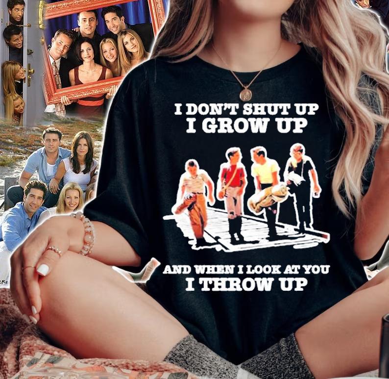 I Dont Shut Up I Grow Up When I Look At You I Throw Up T-Shirt t-shirt woman shirt
