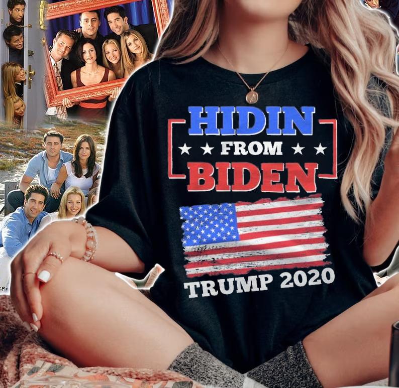 Official hiden From Biden Vote Trump 2020 T-Shirt t-shirt woman shirt