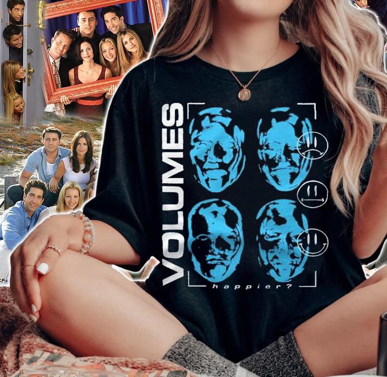 Volumes happier T-shirt t-shirt
