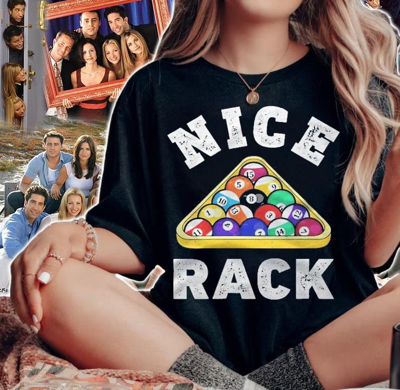 Womens Nice Rack Funny Billiards Player Vintage Pool Triangle Balls Shirt t-shirt woman shirt