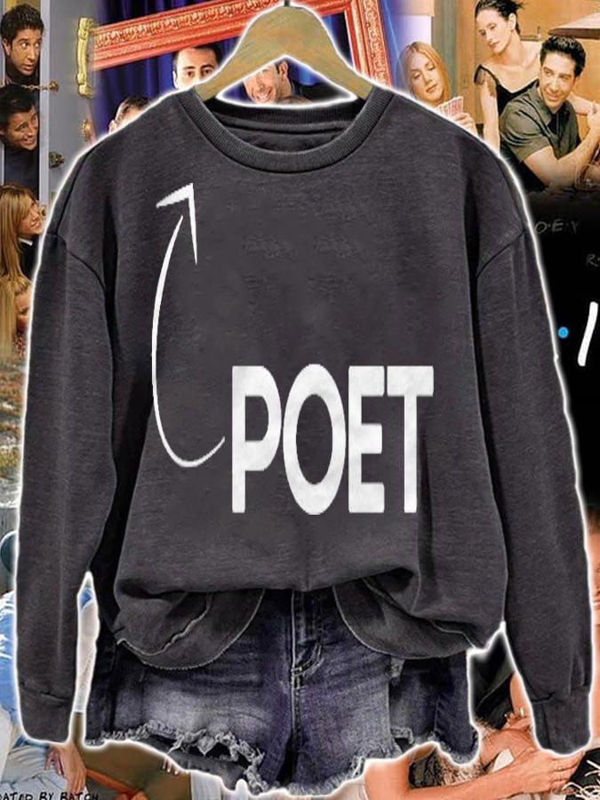 I Am A Poet Poem Writer Item Poetic Funny Poetry Writing Pullover T-shirt t-shirt sweatshirt