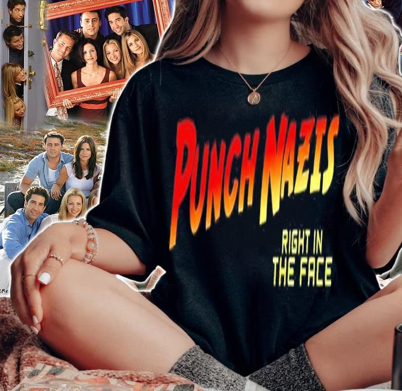 Punch Nazis right in the face shirt t-shirt woman shirt