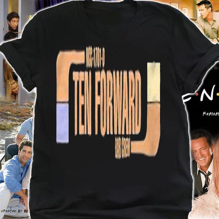 Ten Forward Bar Crew NCC 1701-D T-shirt t-shirt shirt
