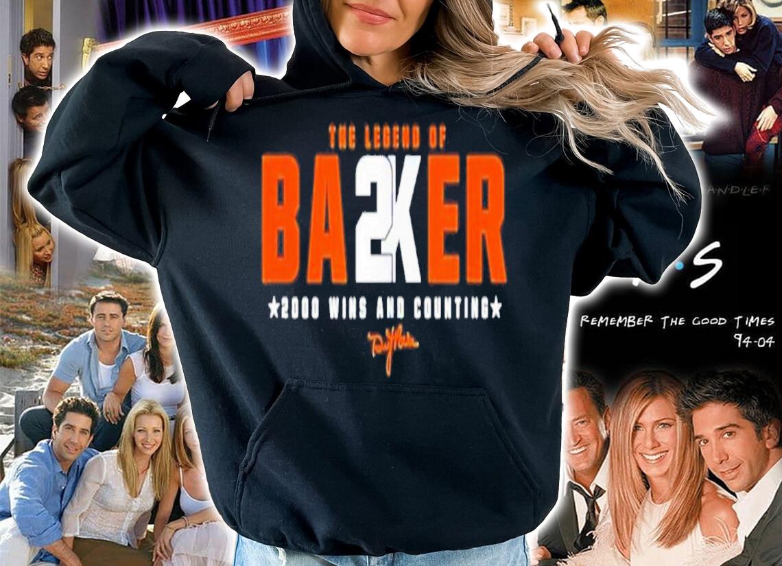 The Legend Of Baker 2k 2000 Wins And Counting Shirt t-shirt
