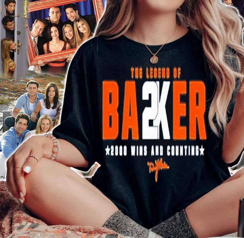 The Legend Of Baker 2k 2000 Wins And Counting Shirt t-shirt